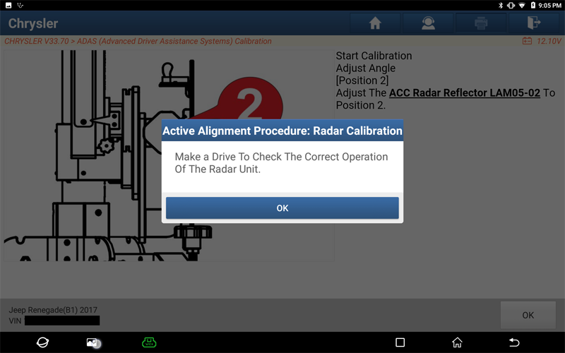 Renegade ACC Radar Calibration 24