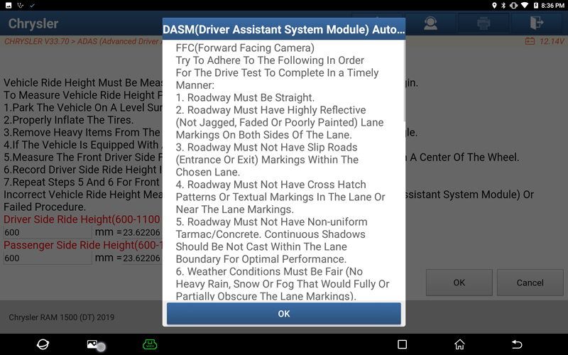 RAM DASM Camera Radar Calibration 11