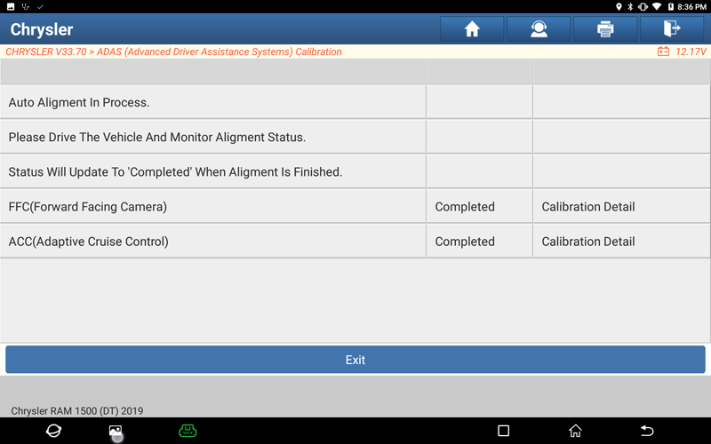 RAM DASM Camera Radar Calibration 12