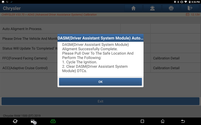 RAM DASM Camera Radar Calibration 13