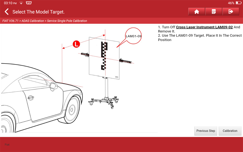 FIAT 500X Front Camera Calibration 12