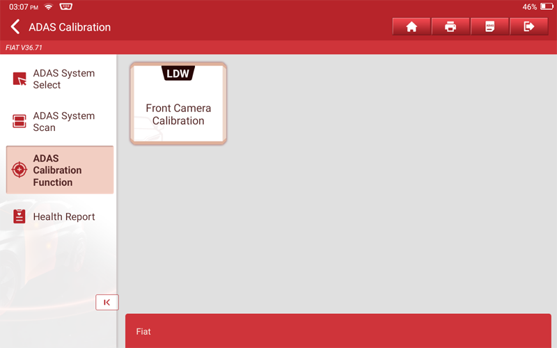 FIAT Ducato Front Camera Calibration 02