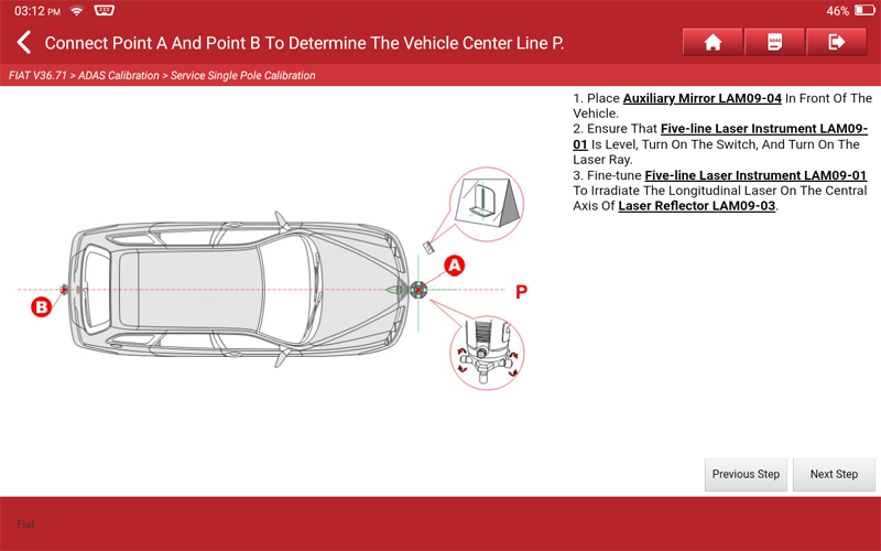 FIAT Ducato Front Camera Calibration 14