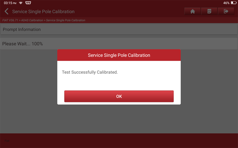 FIAT Ducato Front Camera Calibration 20