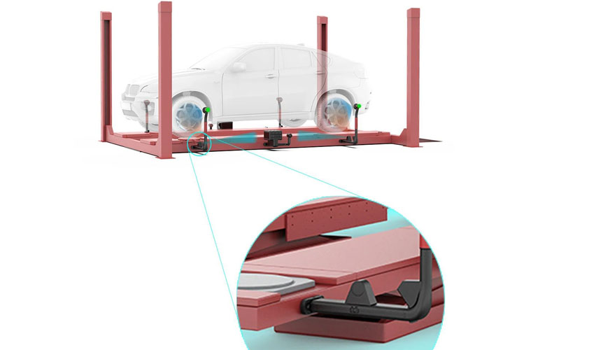 touchless wheel alignment tool